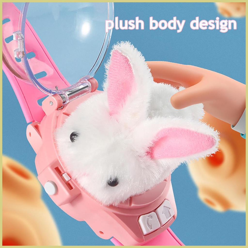 Đồng Hồ Đeo Tay Điện Tử Hình Xe Hơi Điều Khiển Từ Xa 2.4Ghz Sạc USB Hình Thỏ Bông Có Thể Tháo Rời Cho Trẻ Em