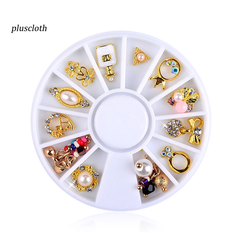 Hạt Đá Thủy Tinh 3D Nhiều Màu Tự Trang Trí Móng Tay