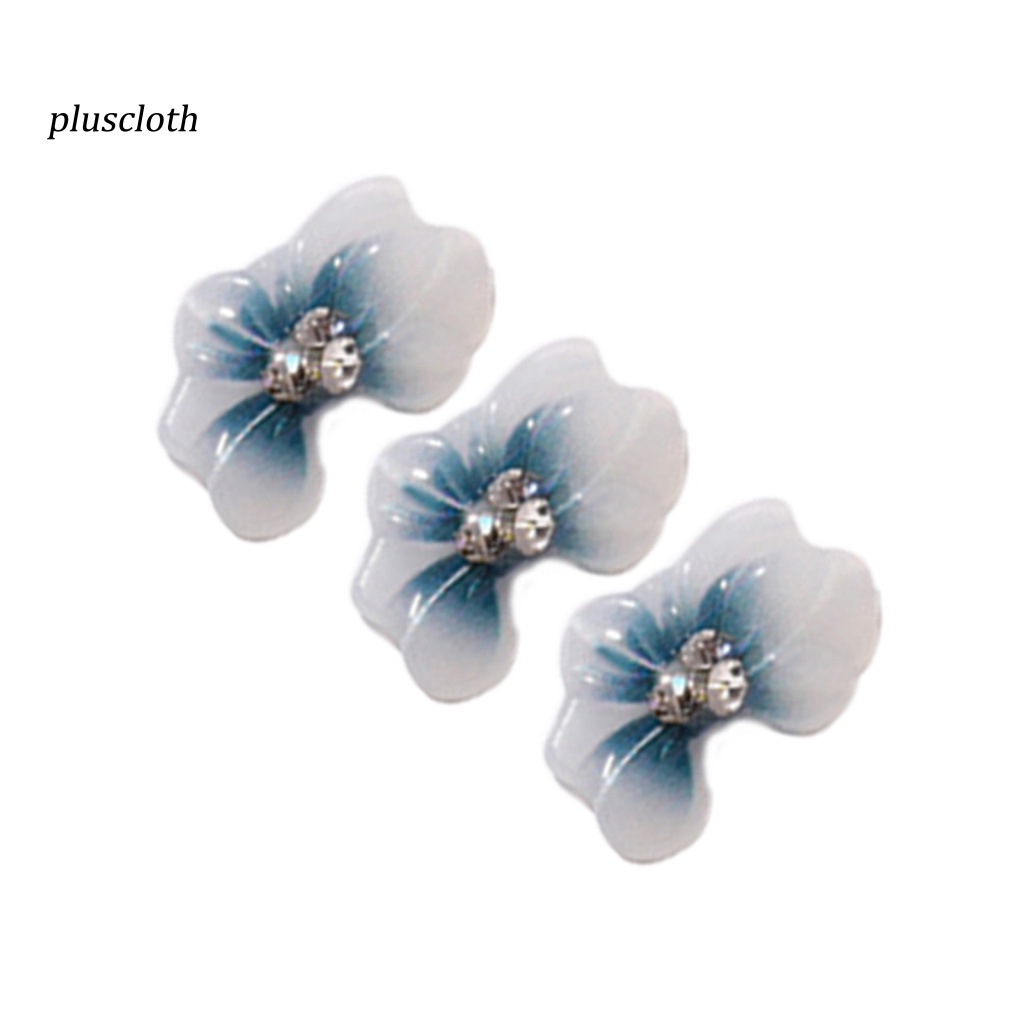 Bộ 3 Phụ Kiện Cánh Hoa 3D Tự Trang Trí Móng Tay Cho Nữ