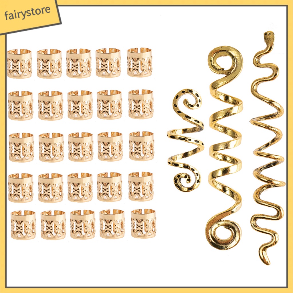 Bộ 28 Kẹp Tóc Dạng Xoắn Bằng Hợp Kim Bền Màu Sắc Retro