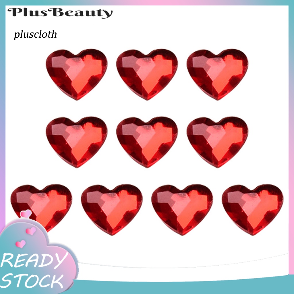 Bộ 10 Hạt Đá 2 Kiểu Tự Trang Trí Móng Tay Màu Sắc Tươi Sáng