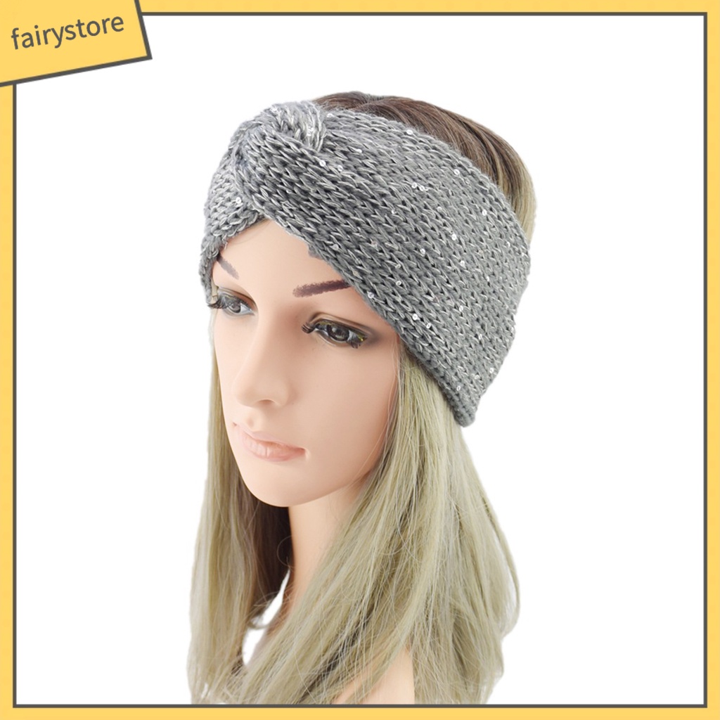 Băng Đô Dệt Kim Hai Lớp Ấm Áp Dùng Trang Trí Hàng Ngày