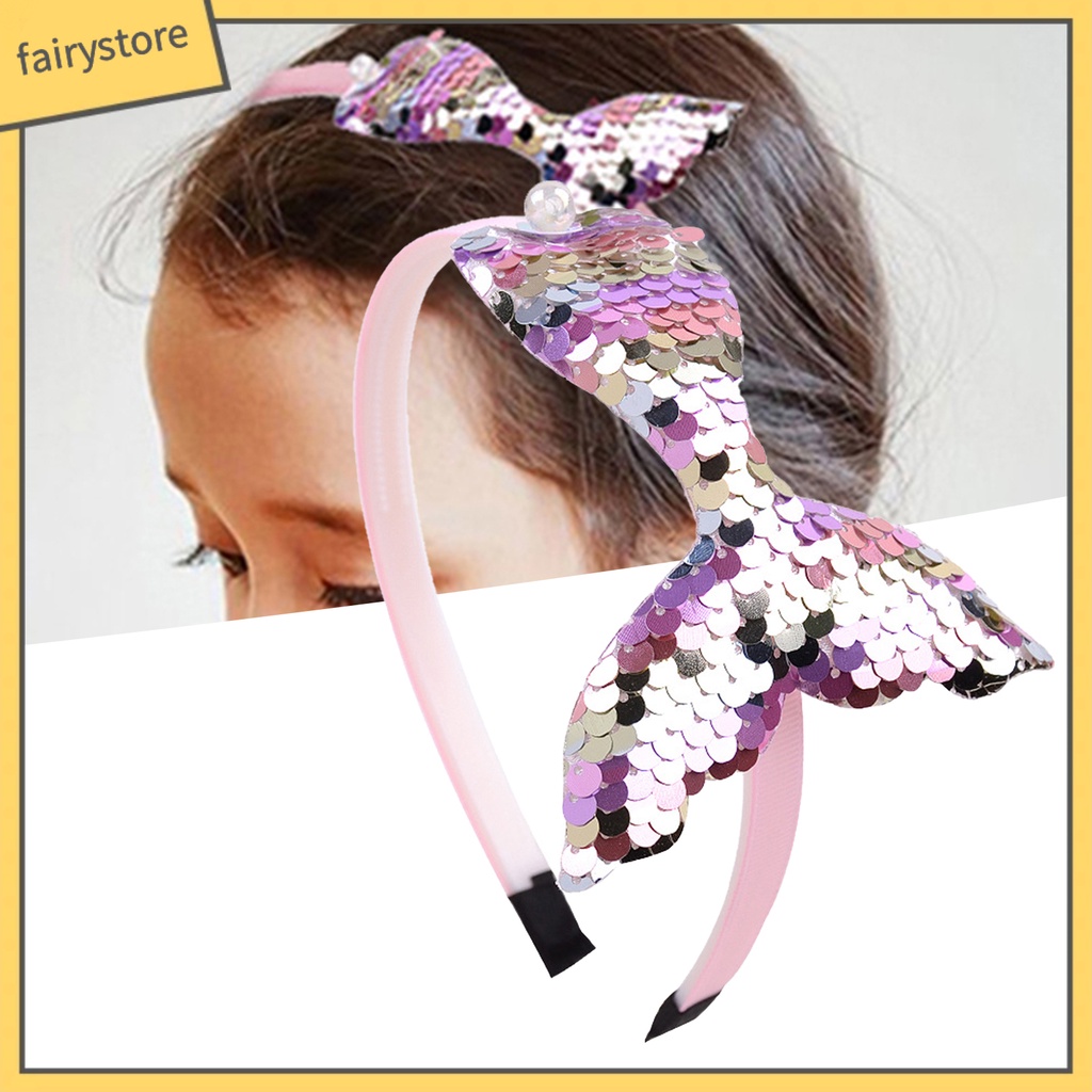 Băng Đô Cài Tóc Đính Hạt Cườm Lấp Lánh Cho Bé Gái