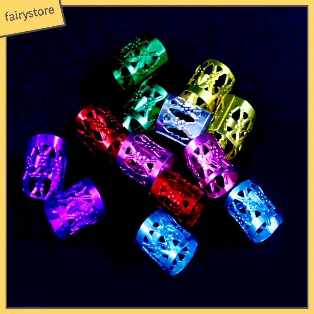 Set 100 Kẹp Tóc Bện Bằng Nhôm Màu Trơn Thời Trang Dành Cho Nữ