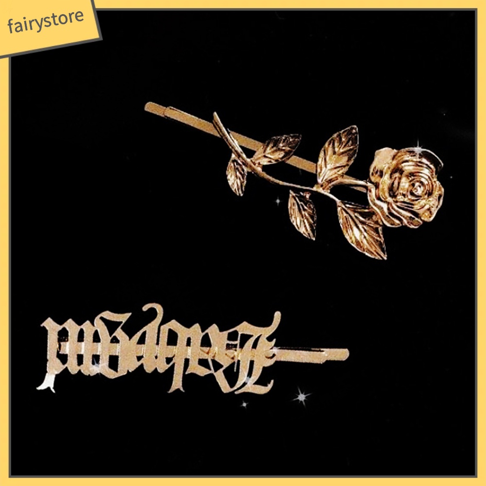 Set 2 KẹP TóC HìNh Hoa HồNg ThờI Trang Cho Nữ