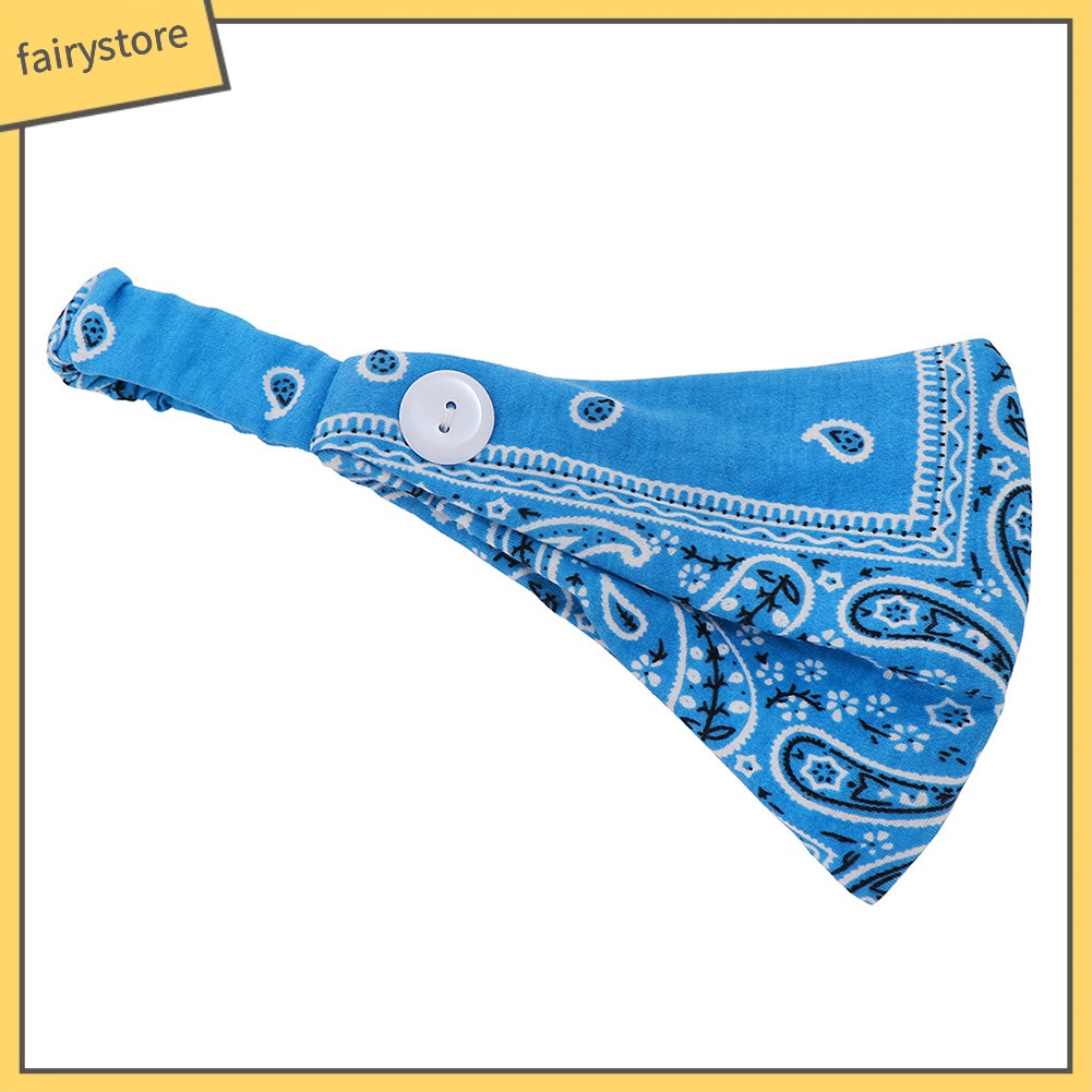 Băng Đô Cài Tóc Co Giãn Mềm Mại Đính Nút Hình Hoa Dành Cho Nữ Tập Yoga Thể Thao