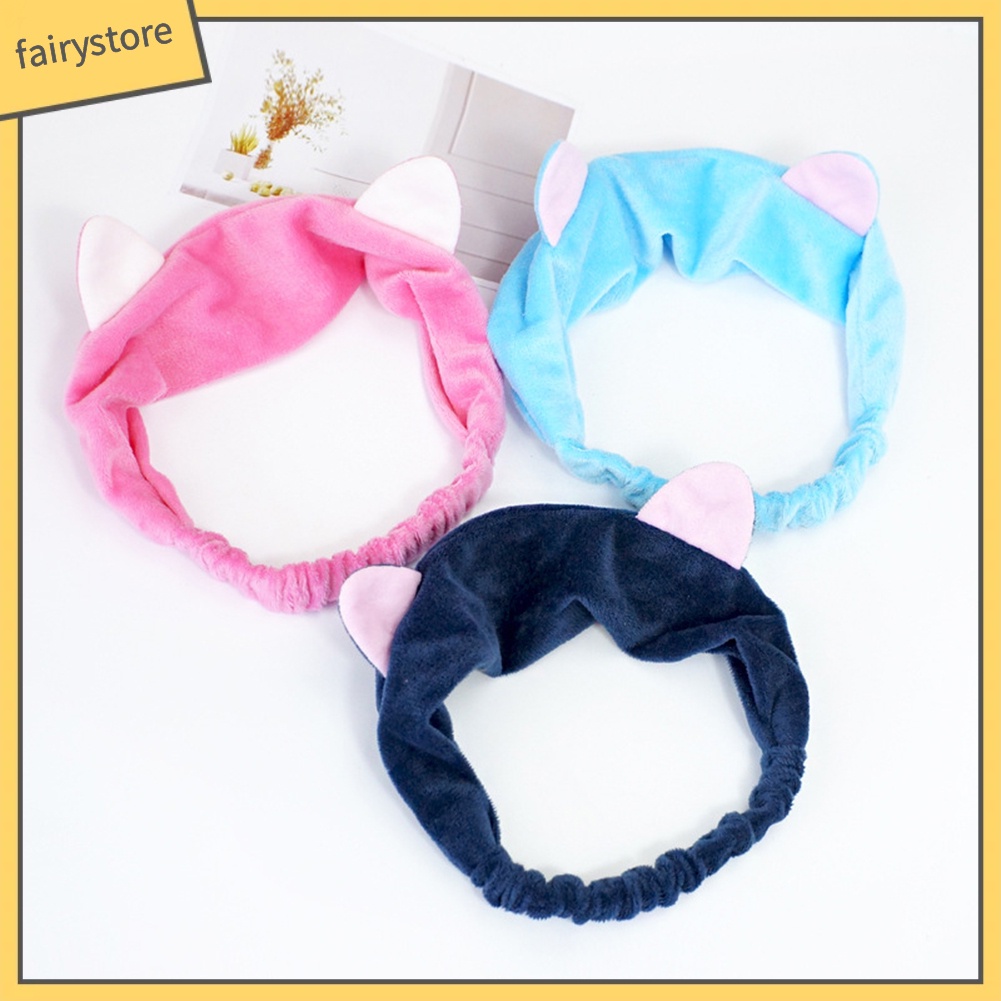 Băng Đô Tai Mèo Co Giãn Đáng Yêu Cho Nữ