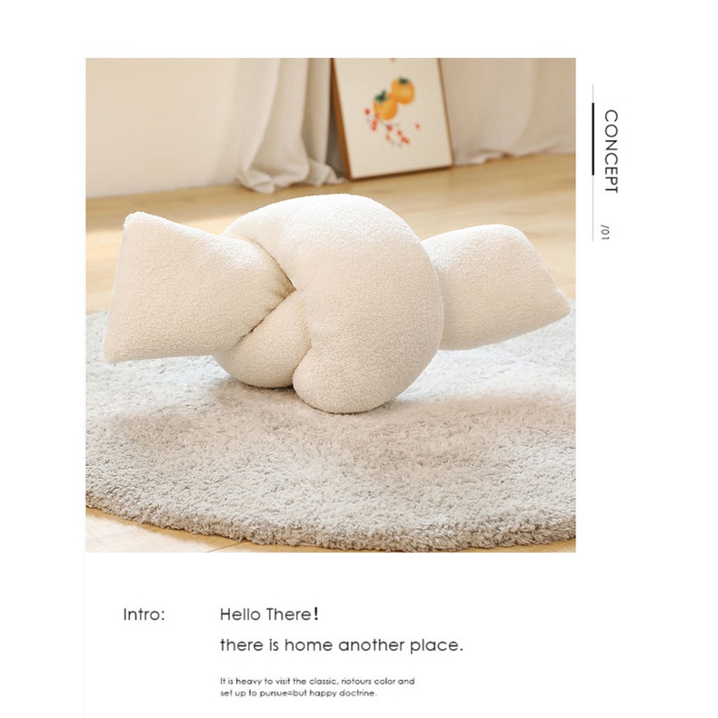 Gối Tựa Lưng Hình Bánh Donut / Mặt Trăng / Mặt Trăng Ba Chiều Phong Cách Bắc Âu Trang Trí Phòng Khách