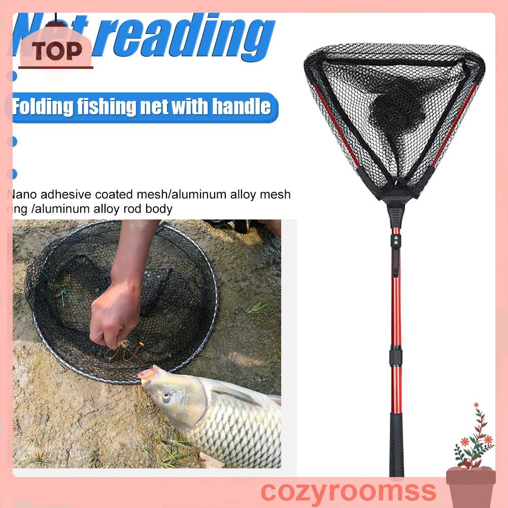 Lưới Đánh Bắt Cá Hình Tam Giác Gọn Nhẹ Có Thể Gấp Gọn Tiện Dụng