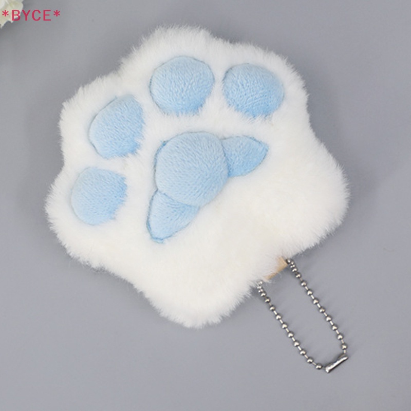 Móc Khóa Hình Chân Mèo Nhồi Bông Đáng Yêu Mới