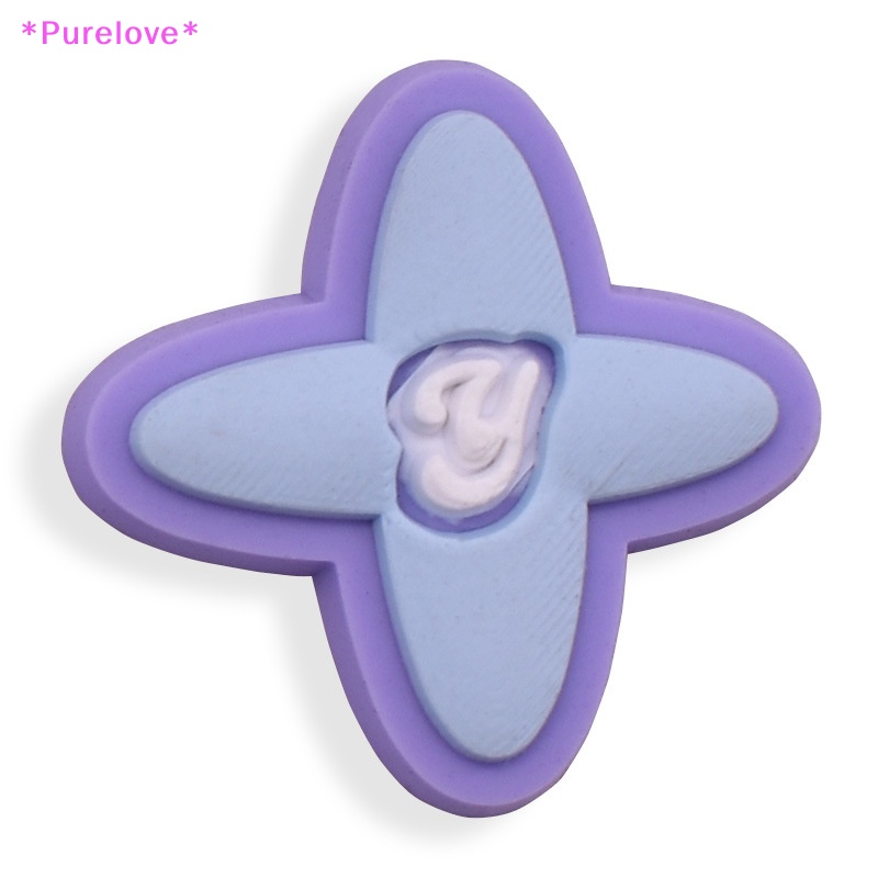 Set 13 Phụ Kiện Trang Trí Giày Đi Mưa Bằng PVC Hình Hoa Xinh Xắn Mới