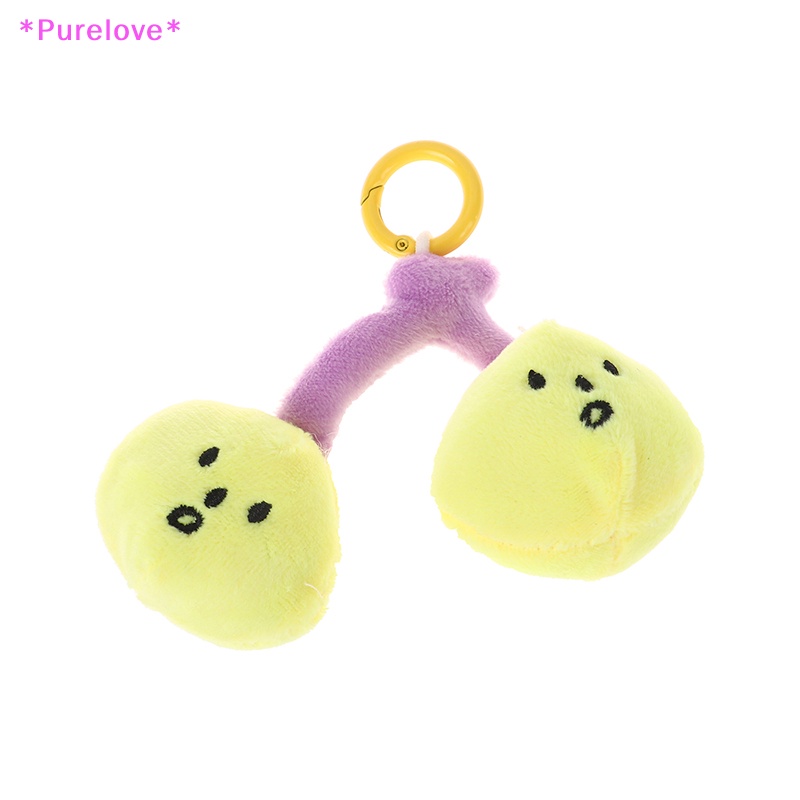 1 Móc Khóa Quả Cherry Nhồi Bông Đáng Yêu Phong Cách Hàn Quốc Mới