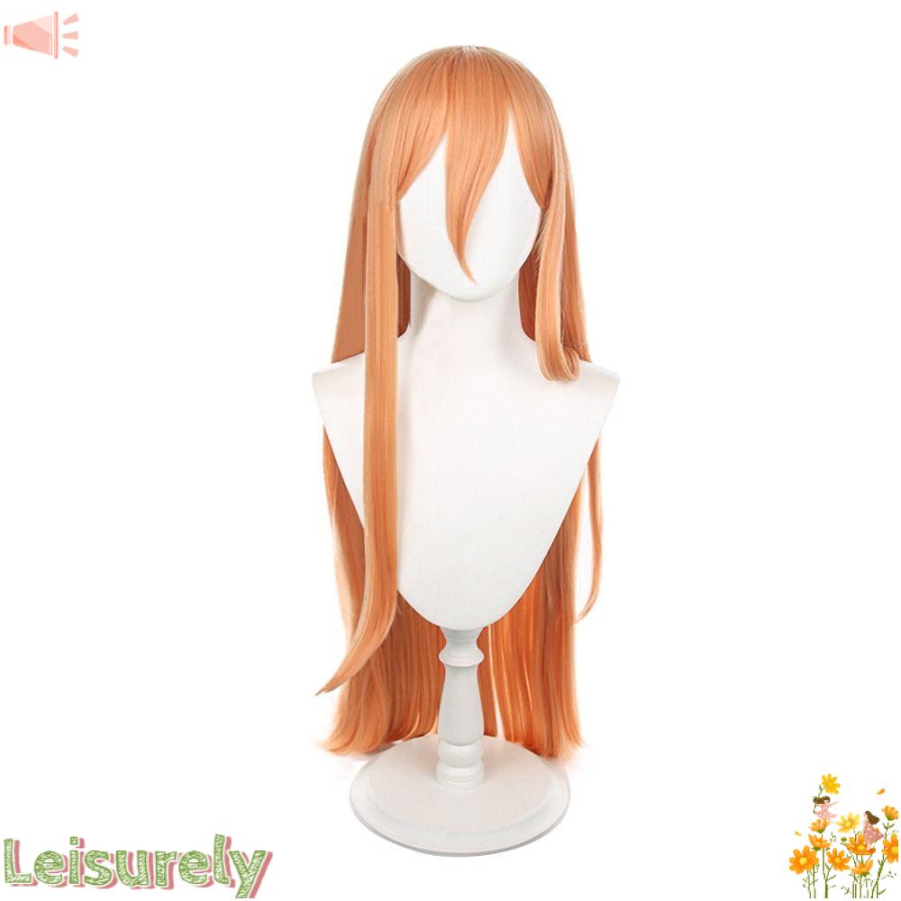 Bộ Tóc Giả Chịu Nhiệt Độ Cao Màu Cam / Kem / Cưa Máy Độc