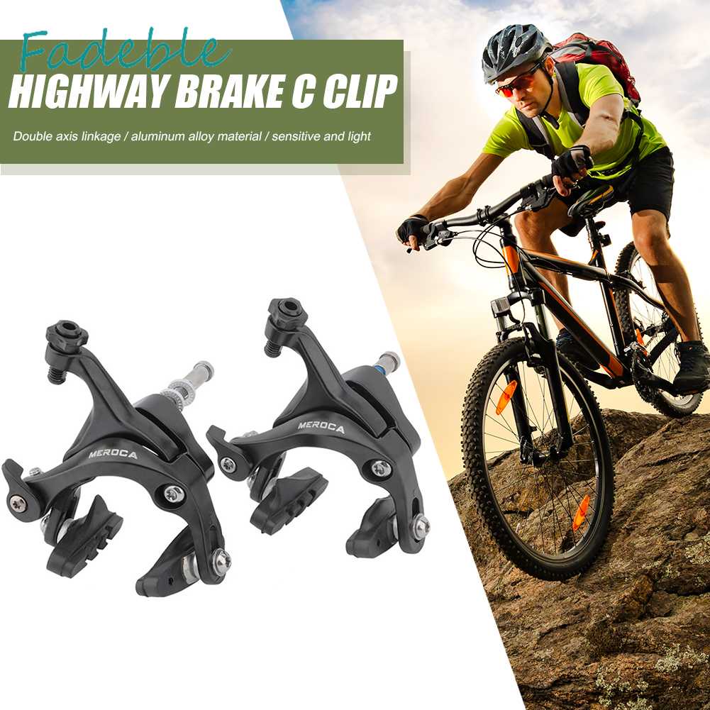 Bộ Kẹp Phanh Trước Và Sau Bằng Nhôm Chuyên Dụng Cho Xe Đạp
