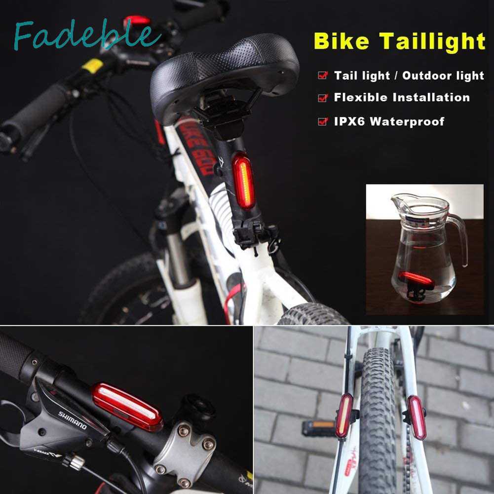 Đèn LED Cảnh Báo Phía Sau Cho Xe Đạp Leo Núi 120LM