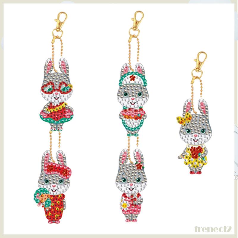 2x Móc Khóa #DIY Móc Khóa Hình Trứng Phục Sinh Dễ Thương Charms