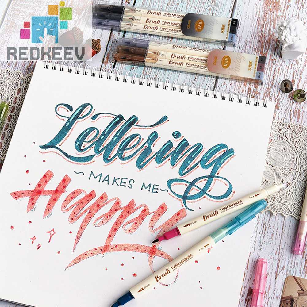 Set 3 Bút Chì Hai Đầu Mềm Mại Vẽ Màu Nước Nghệ Thuật