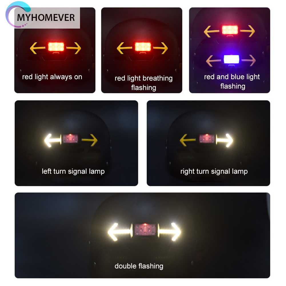 Đèn LED Xi Nhan 6 Chế Độ Kèm Sạc Tiện Dụng Cho Xe Đạp