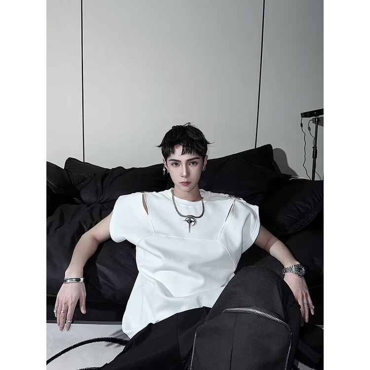 Áo Thun Không Tay Phong Cách Đường Phố Thời Trang Mùa Hè 2023 Mới