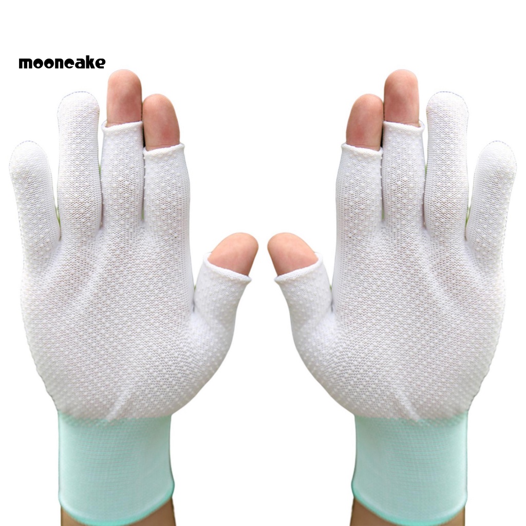 1 Đôi Găng Tay Chạy Xe Đạp / Tập Thể Hình Hạt 3D Thấm Hút Mồ Hôi