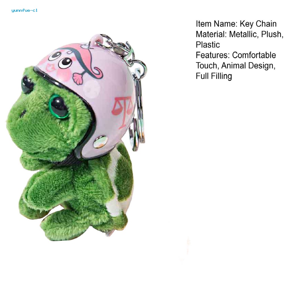 Móc Khóa Hình Rùa Hoạt Hình Nhồi Bông Siêu Nhẹ Đáng Yêu