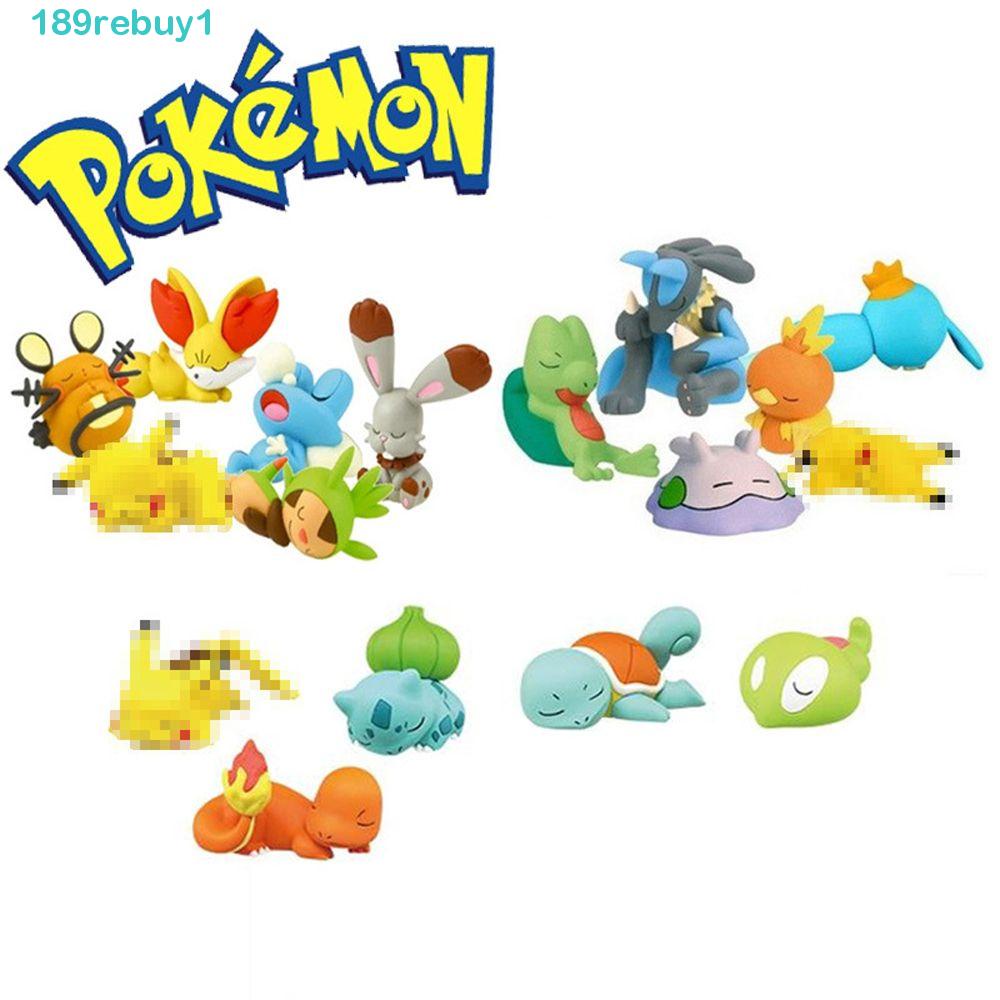 Bộ 6 Mô Hình Nhân Vật Hoạt Họa Pokemon Mini REBUY1 Bằng PVC