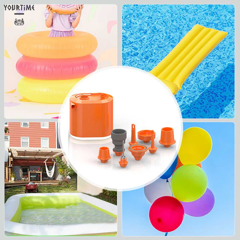 Máy Bơm Hơi 3600mA Chống Thấm Nước Cho Thuyền Cao Su