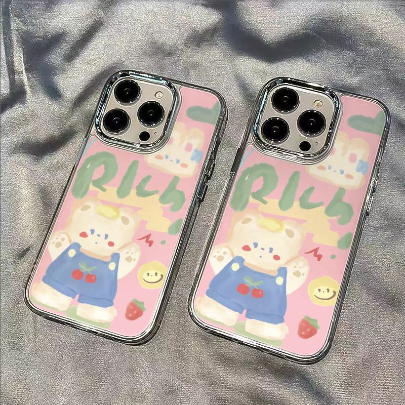 ✅Ốp Điện Thoại Mềm Chống Sốc In Hình Gấu Cho Iphone 11 Plus 7 14 Pro Max 12 8 Max 13