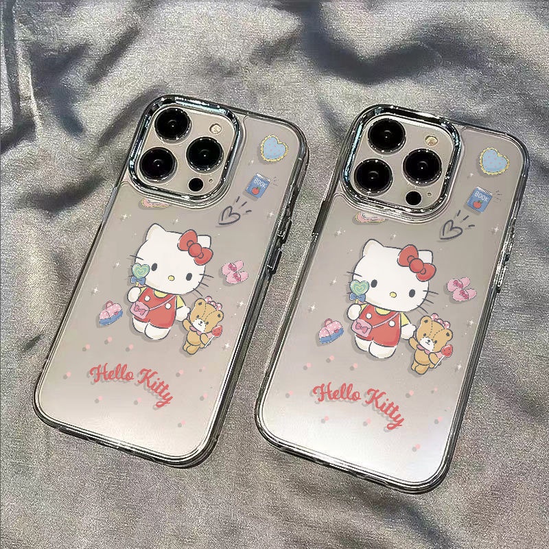 ✅Ốp Điện Thoại Dẻo Họa Tiết Hoạt Hình Chú Gấu / Mèo Dễ Thương Chống Sốc Cho iPhone1214pro ZYSI 13ins / 11 max plus87