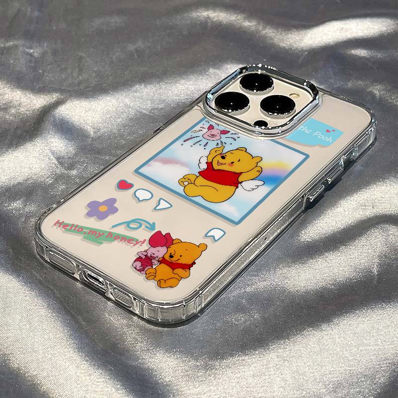✅Ốp Điện Thoại Mềm Hình Winnie the Pooh Chống Sốc Cho Apple Iphone 71114pro 8Plus 12 13 / 1EZ7