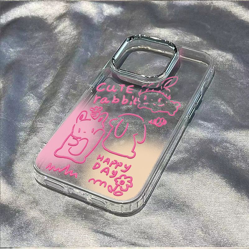 ✅Ốp Điện Thoại Dẻo Họa Tiết Chú Thỏ Nhảy Múa Dễ Thương Chống Sốc Cho iPhone12plus TA3Z max7811 13 14pro