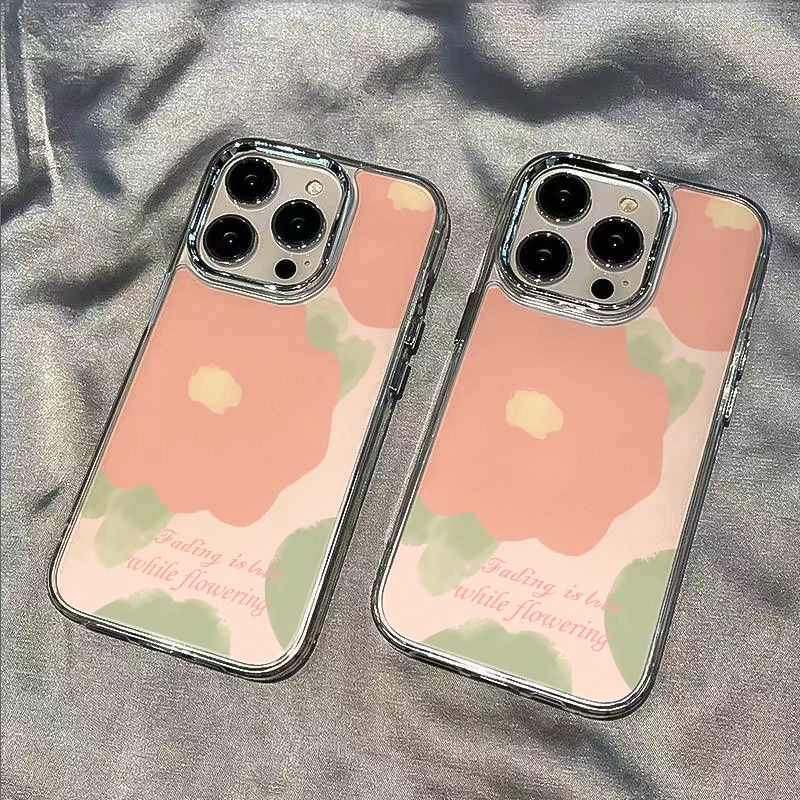 ✅Ốp Điện Thoại Mềm Chống Sốc Họa Tiết Hoa Cho Iphone 14Pro 11Plus 12 8 7 13max / ZVSO