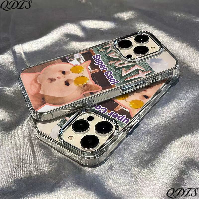 ✅Ốp Điện Thoại Mềm Hình Khẩu Trang Cat max7iPhone12 14pro 13plusxs 811 M43B