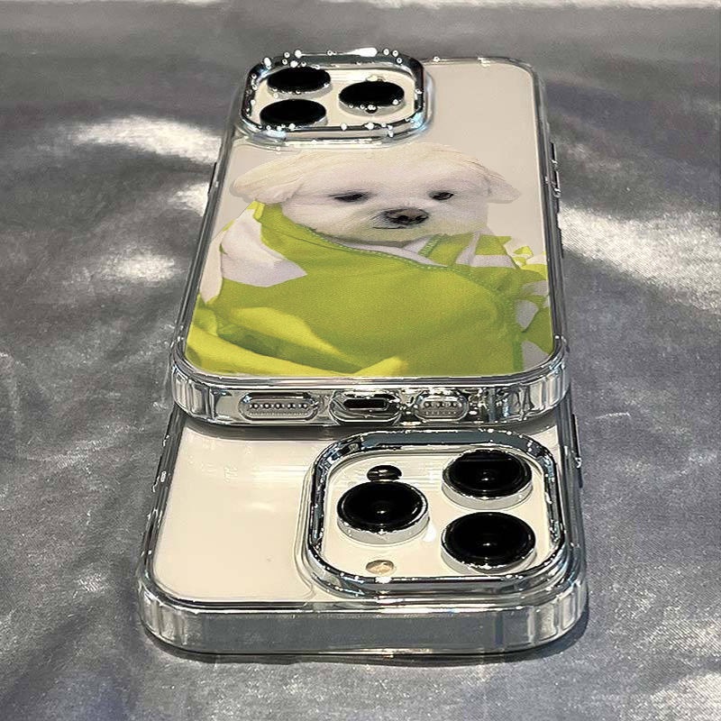 ✅Ốp Điện Thoại Mềm Chống Sốc Màu Xanh Lá / Chăn Đơn Giản Cho Iphone 1114pro 78Plusmax 1213