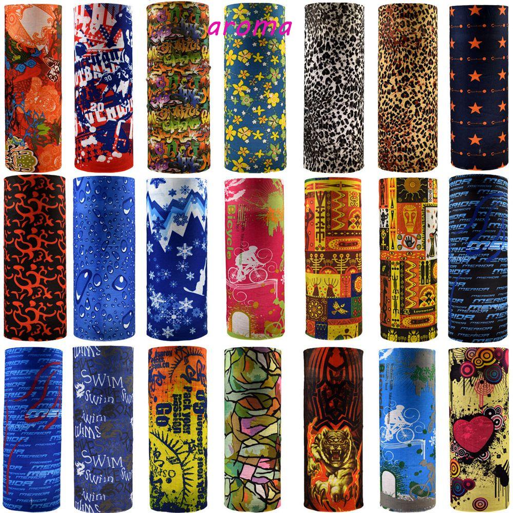 Khẩu Trang Che Phủ Mặt Và Cổ Chống Tia UV In Họa Tiết Màu Sắc Thời Trang Đi Xe Máy / Xe Đạp Cho Nam Và Nữ