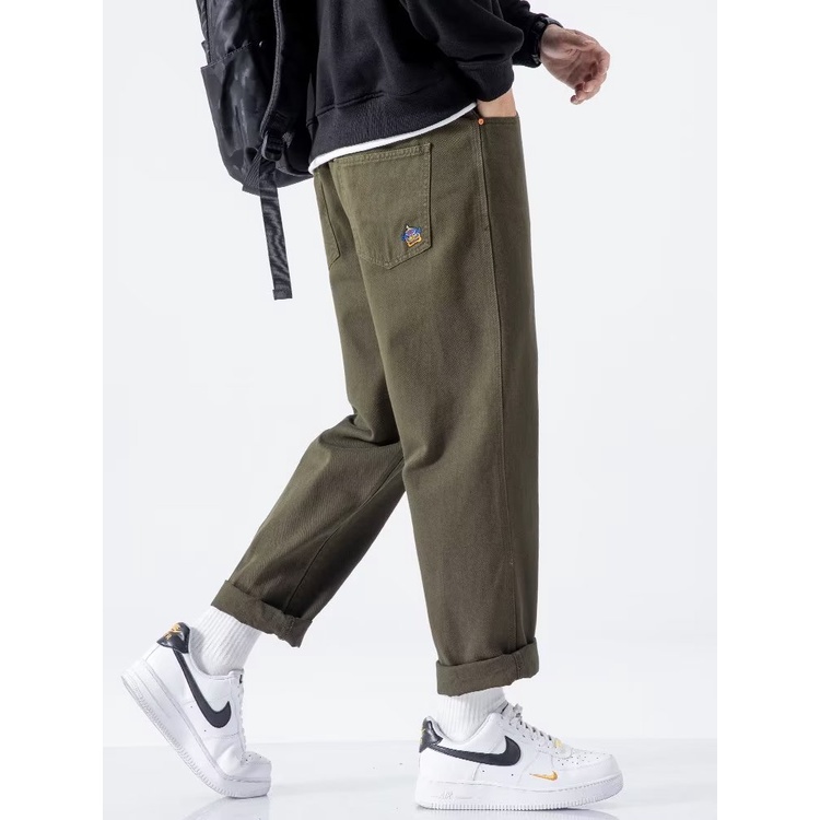 Quần Dài Dáng Rộng Phong Cách Đường Phố Thời Trang Xuân Hè 2023 Mới Cho Nam