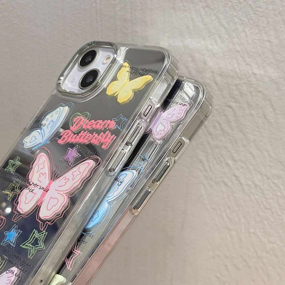 Ốp Điện Thoại TPU Mềm Chống Sốc Tráng Gương Cho IPhone 11 14 13 12 Pro Max