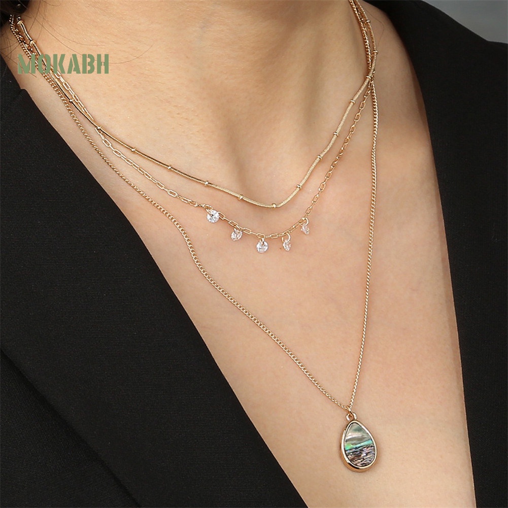 Vòng cổ Nhiều Lớp Họa Tiết Hình Con Bướm Theo Phong Cách Bohemian