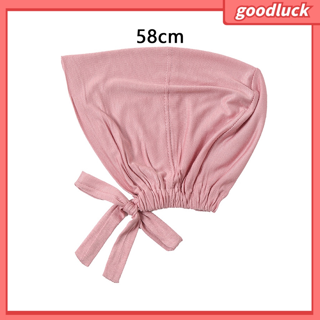 Mũ Trùm Đầu Màu Trơn Co Giãn Thoáng Khí Chống Trượt Một Kích Thước Cho Nữ