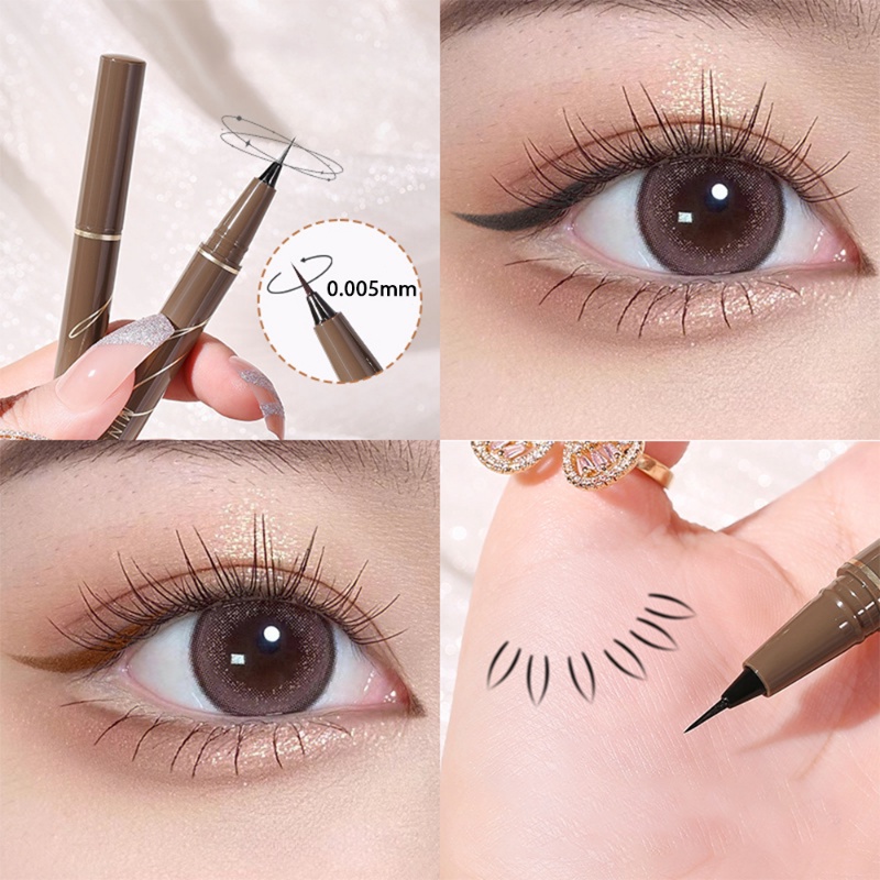 Bút Kẻ Mắt Dạng Lỏng Siêu Mịn Nhanh Khô Chống Thấm Nước Lâu Trôi Không Bị Nhòe 4 Màu Sắc Dành Cho Trang Điểm