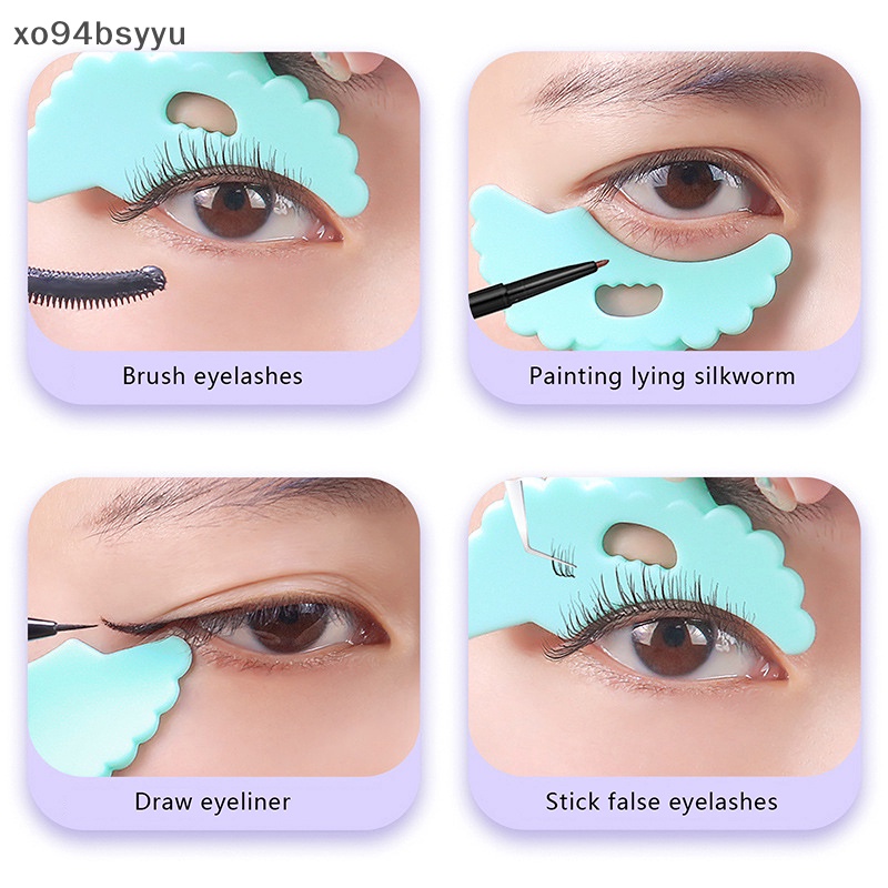 Khuôn Kẻ Mắt Xo94Bsyu Bằng Silicon Mềm Chuyên Dụng Cho Trang Điểm