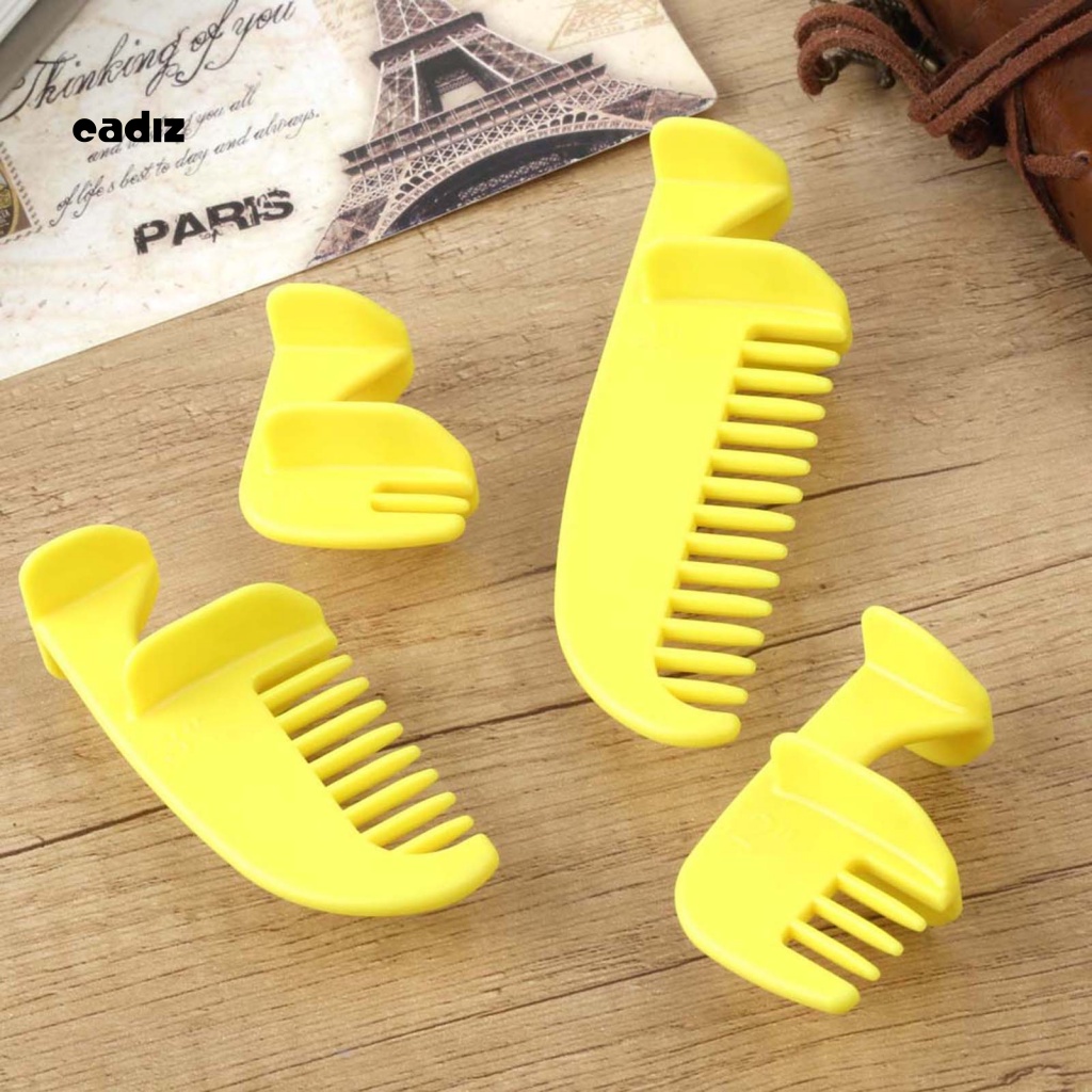 Bộ 4 Dụng Cụ Thước Kẻ Tạo Kiểu Tóc Chuyên Nghiệp Bằng ABS