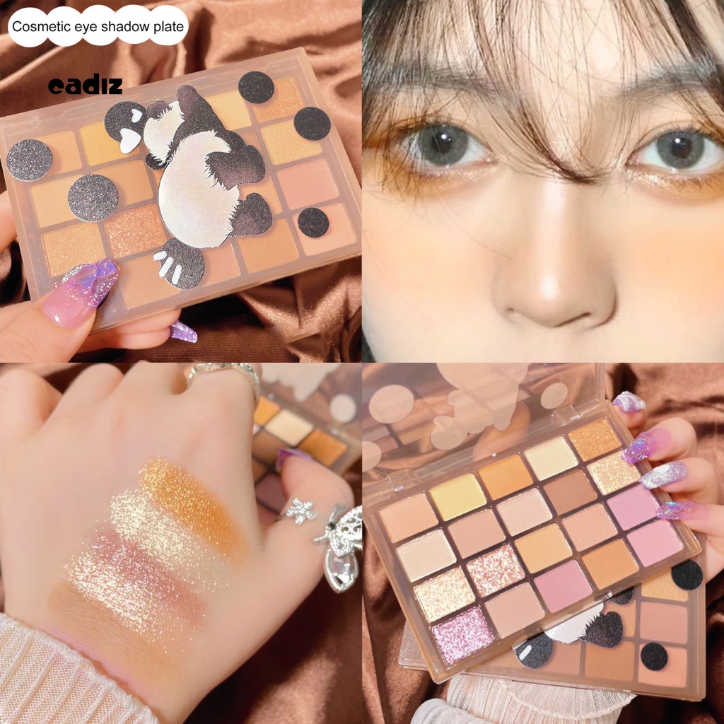 Bảng Phấn Mắt 20 Màu Lì Và Ánh Nhũ Kết Hợp Trang Điểm Kháng Nước Và Chống Mồ Hôi Lâu Trôi