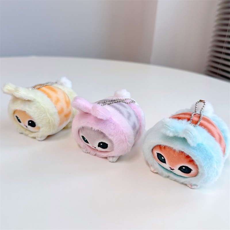 Thú Nhồi Bông Hình Cá Mập / Mèo / Thỏ Hoạt Hình Dễ Thương