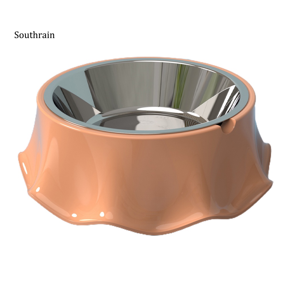 Bát Đựng Thức Ăn Cho Thú Cưng Bằng Thép Không Gỉ Chống Đổ