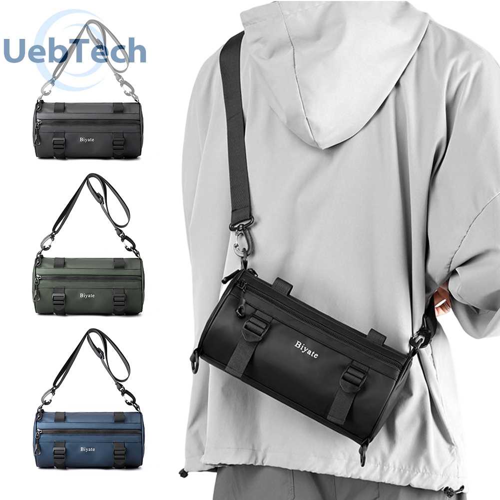 Túi Đeo Chéo Hình Trụ Cỡ Lớn Chất Liệu Nylon Thời Trang Cho Nữ