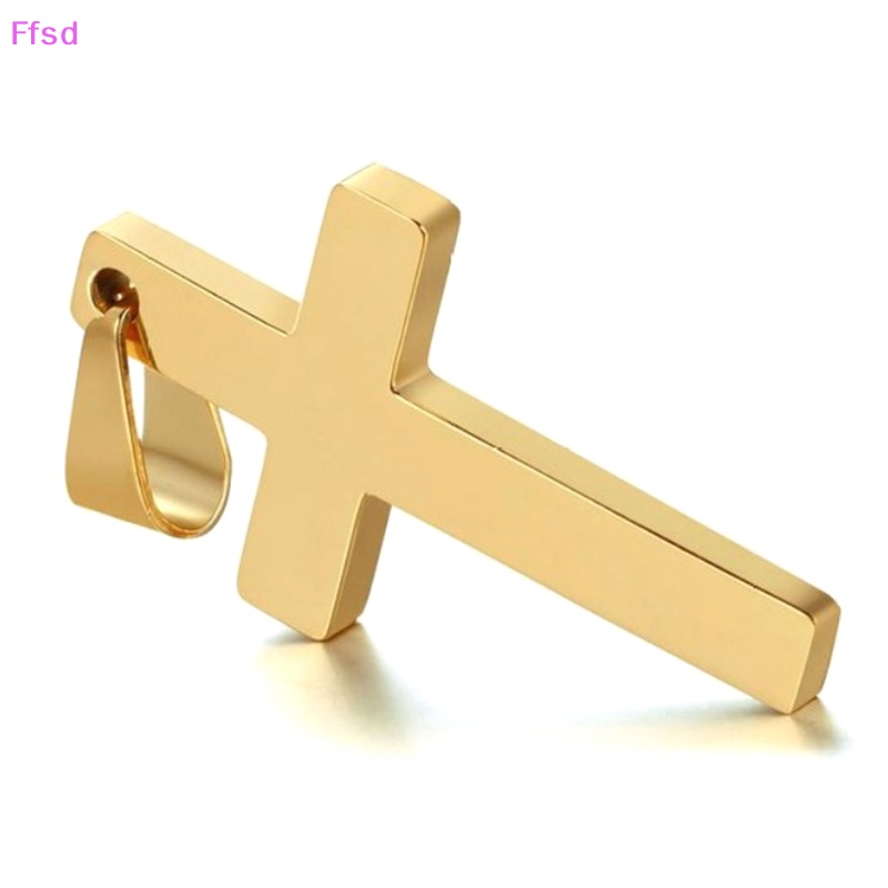 Vòng cổ Bằng Thép Không Gỉ Mặt Thánh Giá Thời Trang Dành Cho Nam