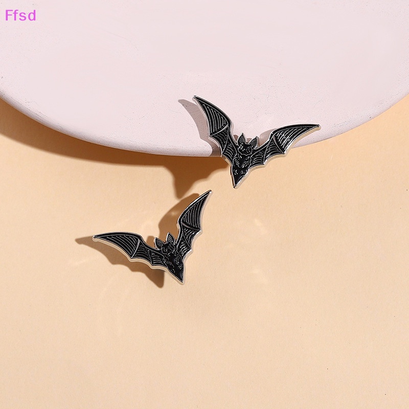{Ffsd} Ghim Cài Áo Khoác Denim Hình Dơi Tráng Men Phong Cách Gothic Punk Sáng Tạo Làm Quà Tặng Trang Trí Medal * Bán Chạy