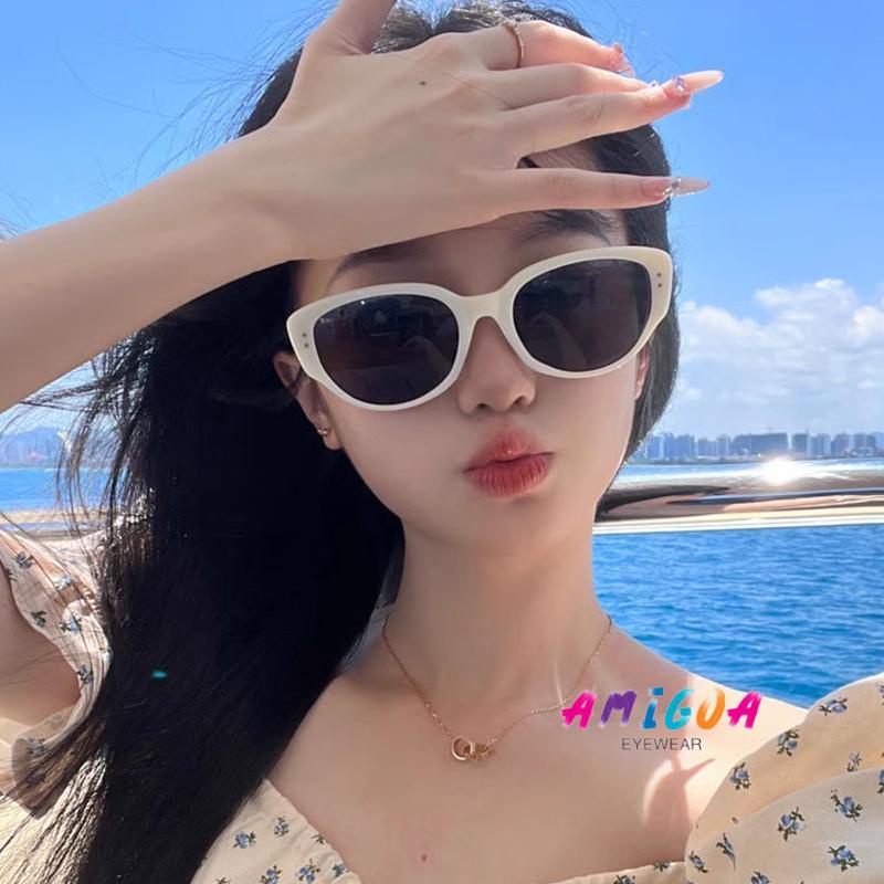 Kính Mát Hình Mắt Mèo Sáng Tạo Thời Trang Cho Nữ