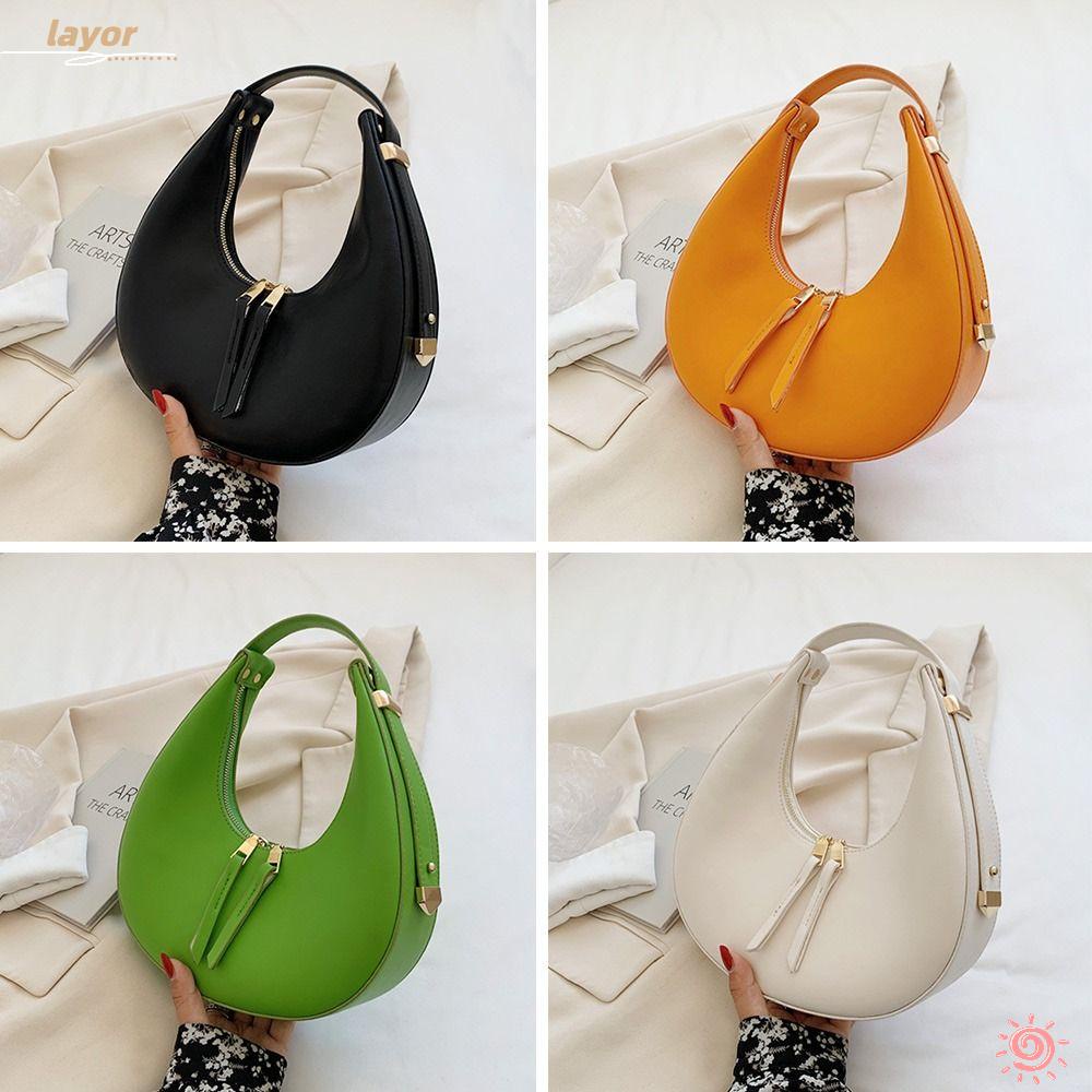 Túi Xách Da PU Đeo Dưới Cánh Tay Họa Tiết Mặt Trăng Phong Cách Boho